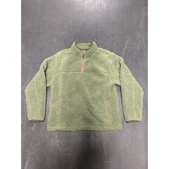 Chubbies High Pile 1/4 Zip Fleece Pullover Green Men’s XL- The Lasso - Picture 1 of 5